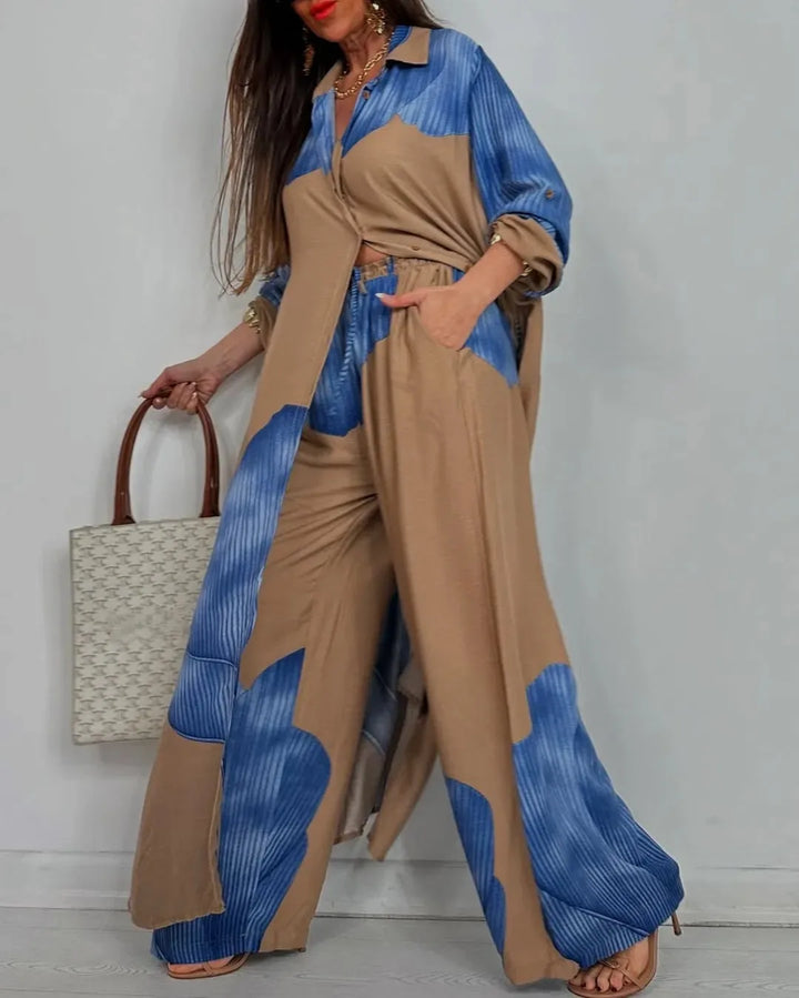 Kristen Long Sleeve Boho Matching Set