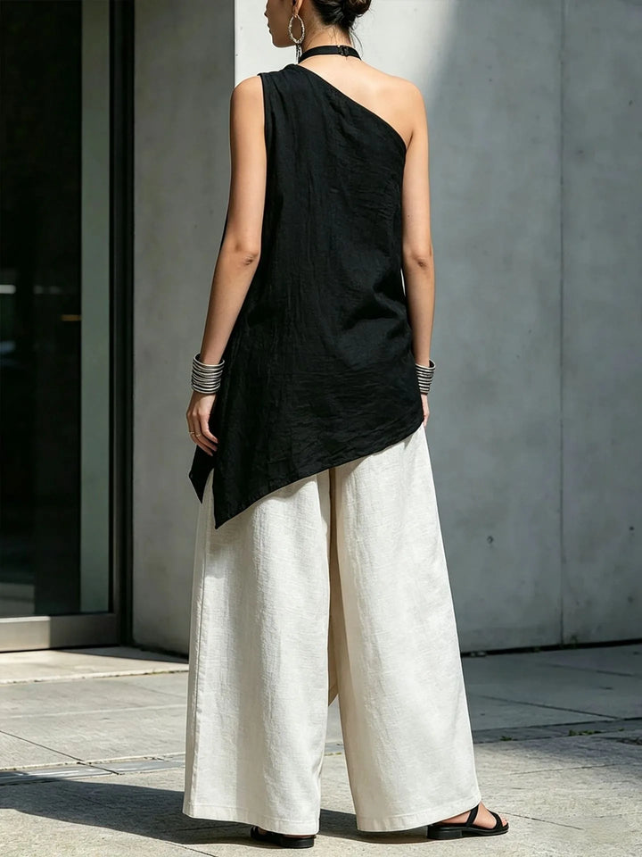 Sienna Asymmetrical One-Shoulder Set