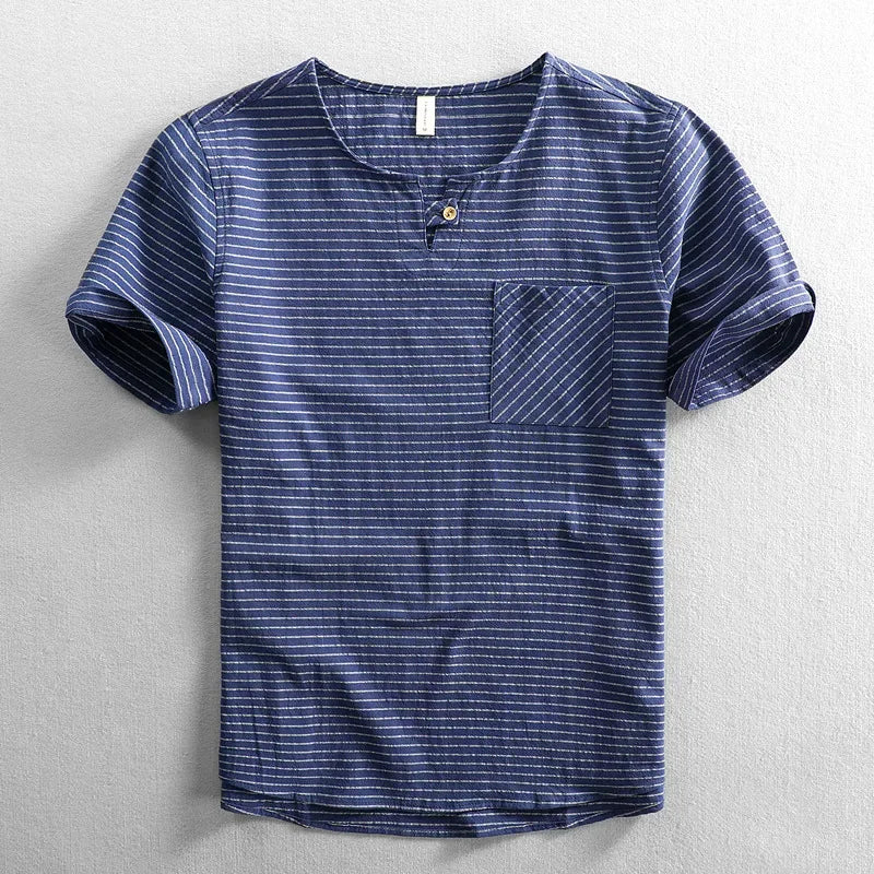 Hafford Cotton Stripe Tee Shirt