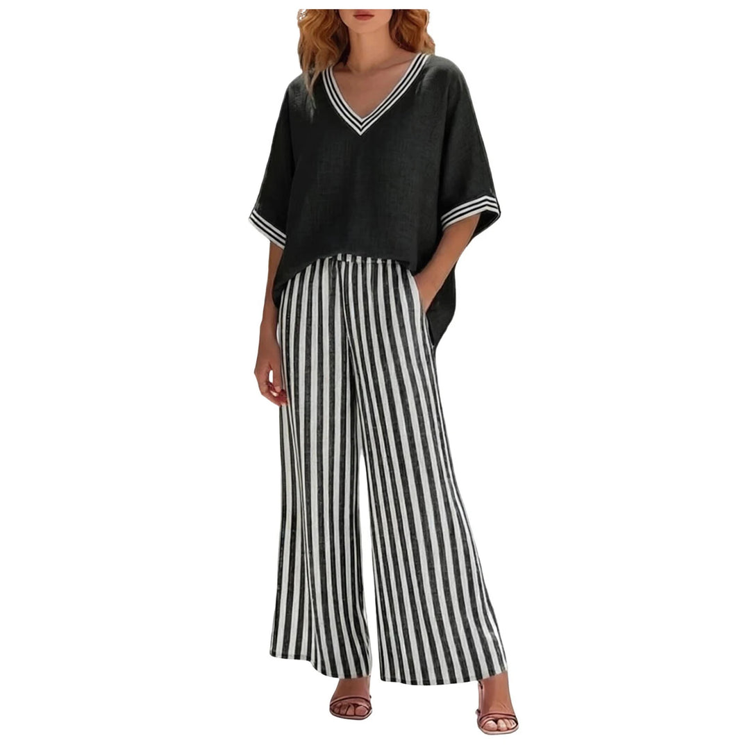 Mila Striped Two Piece Set