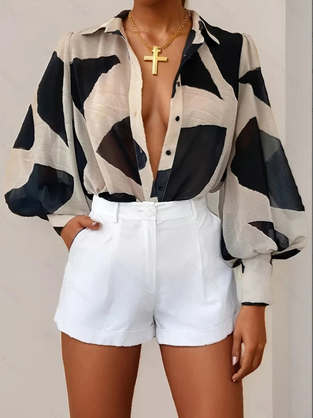 Crystal Casual Statement Shirt