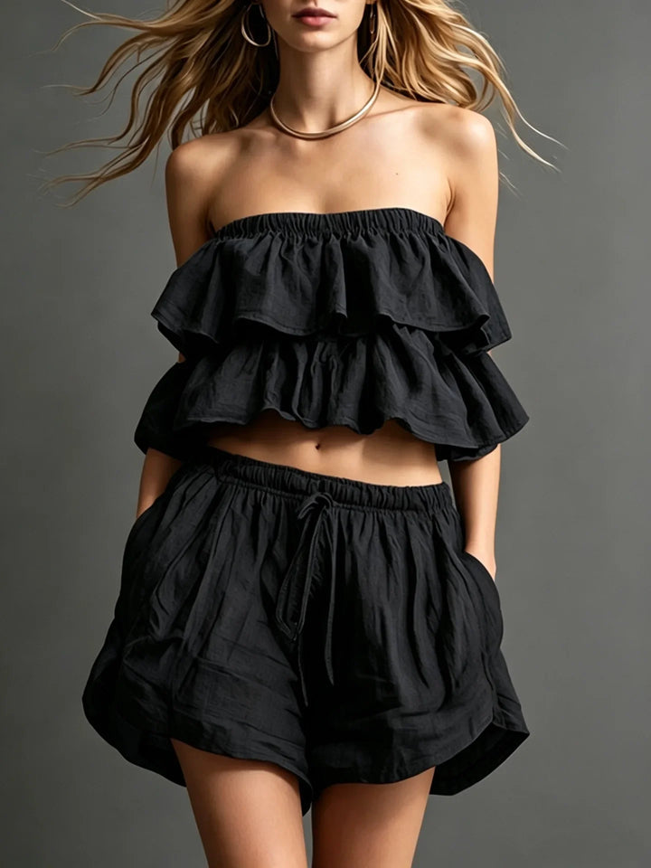 Daphne Off Shoulder Two Piece Set