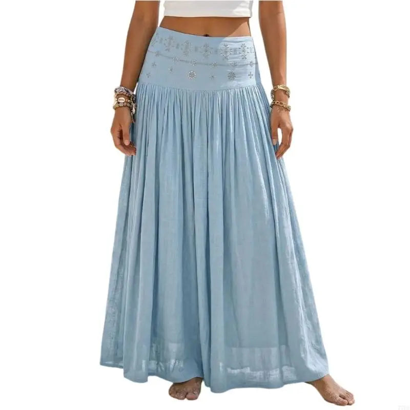 Elowyn Bohemian Maxi Skirt