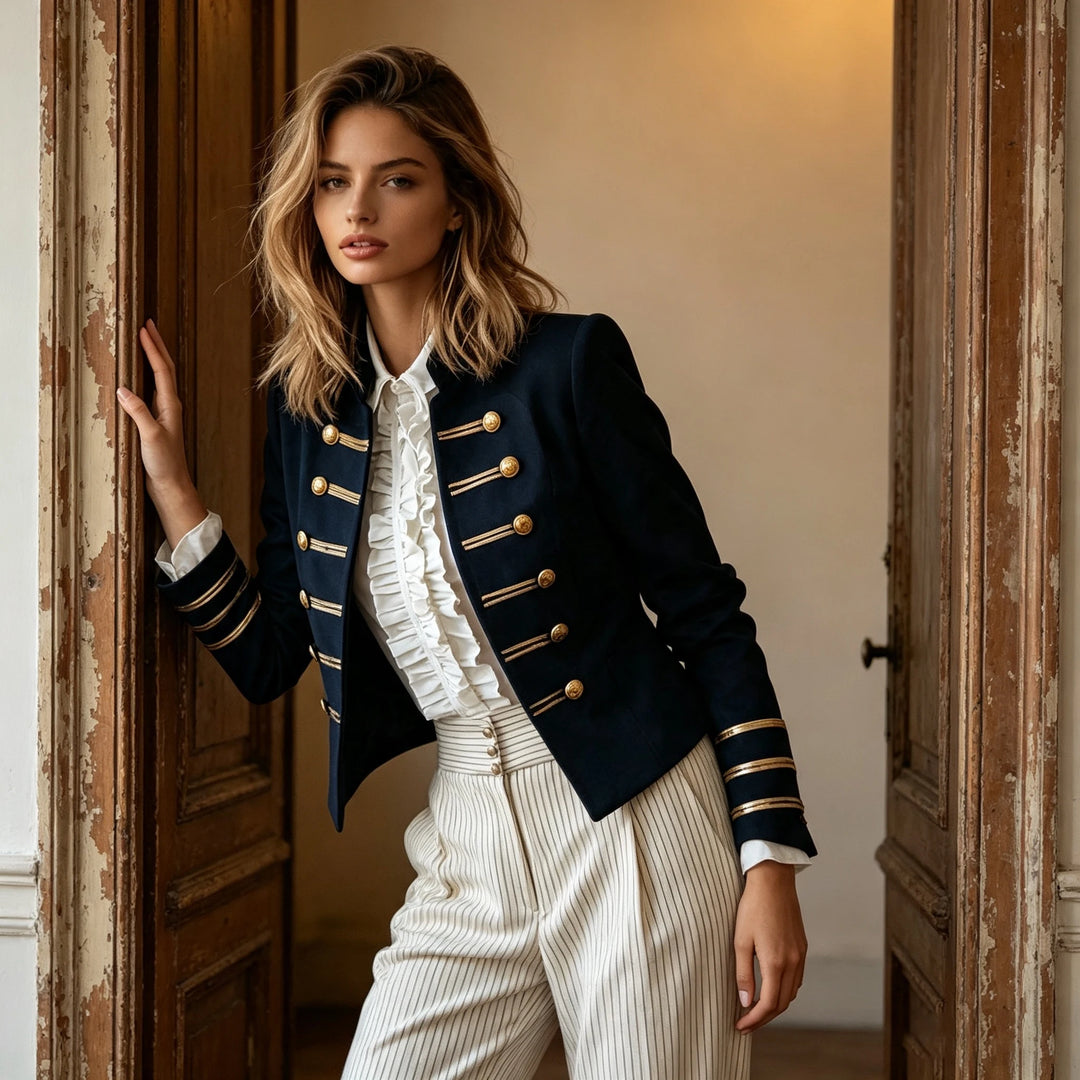 Camille Tailored Military Jacket.