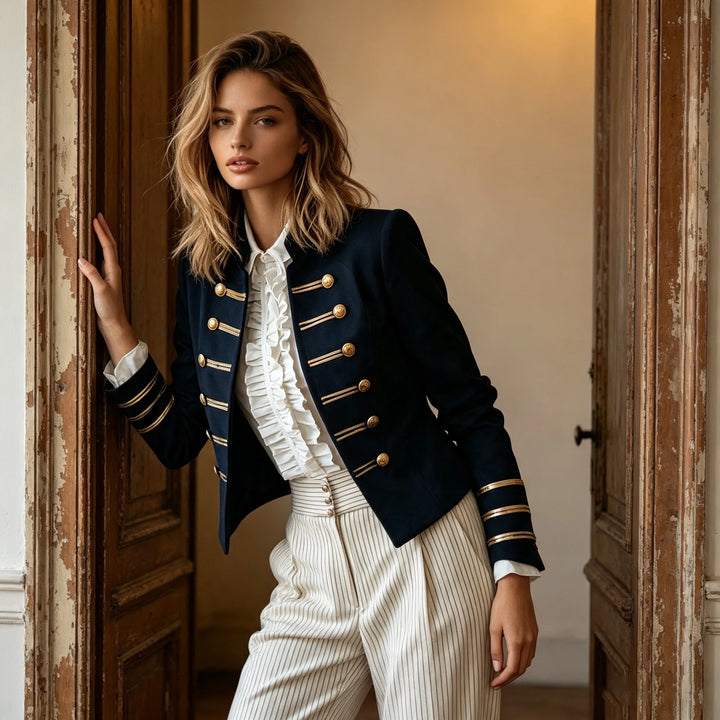 Camille Tailored Military Jacket.