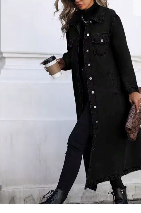 Wren Long Denim Coat