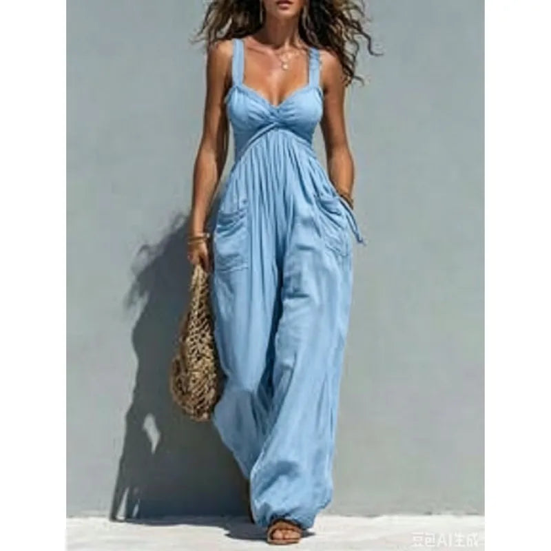 Maribel Relaxed Wide Leg Jumpsuit