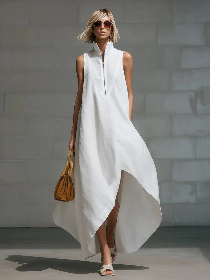 Marlowe Sleeveless Relaxed Linen Maxi Dress