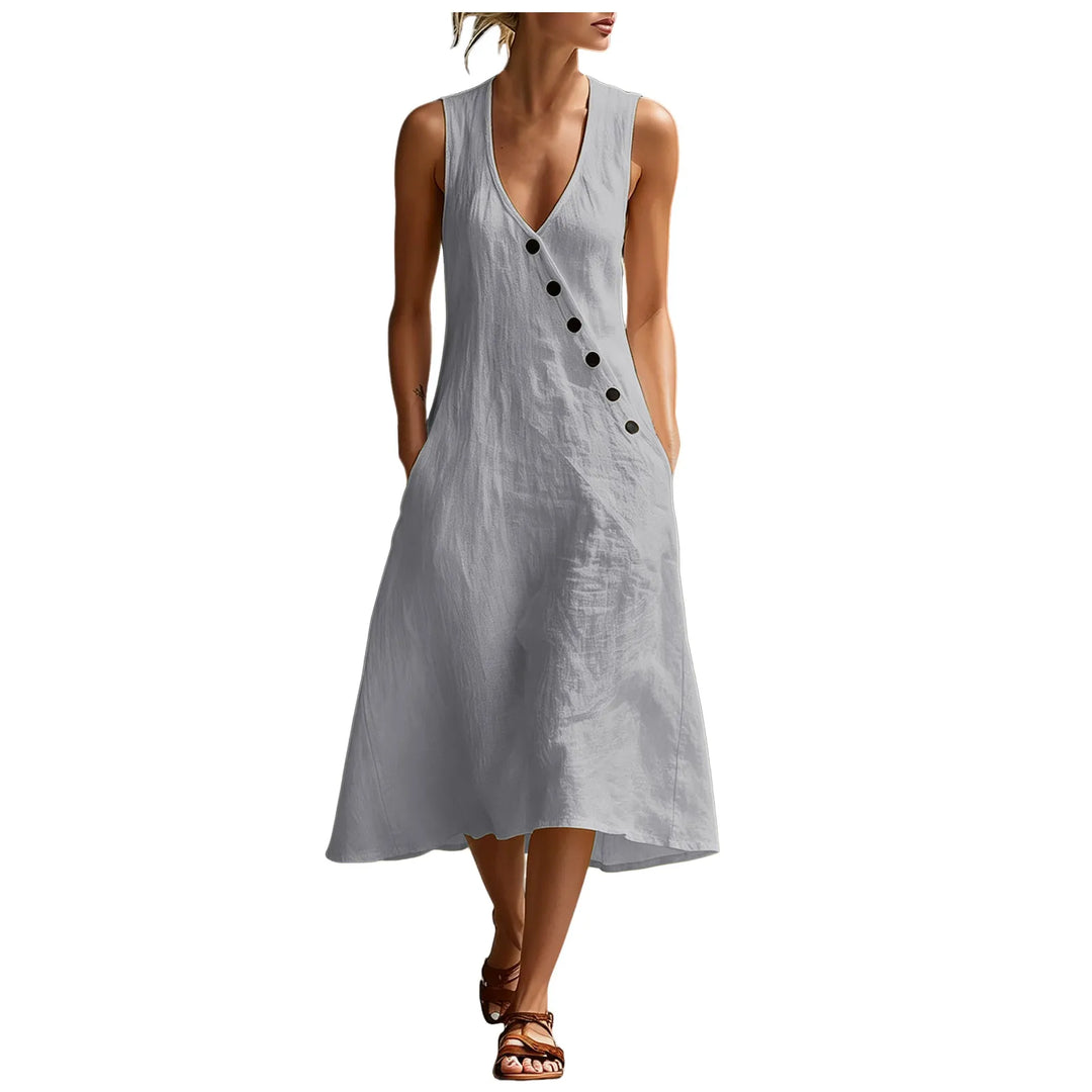 Liora Casual Boho Maxi Dress