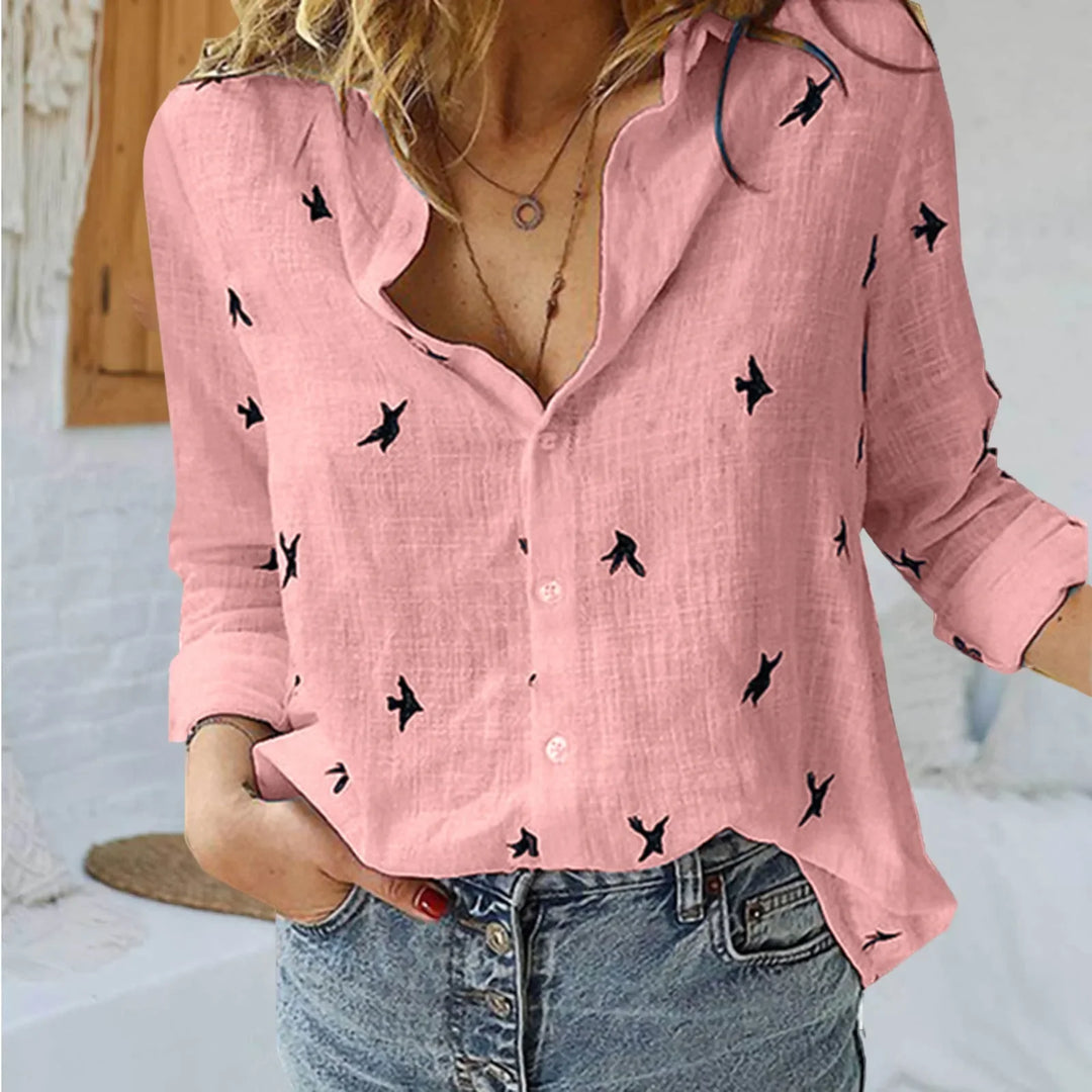 Emery Printed Button Shirt