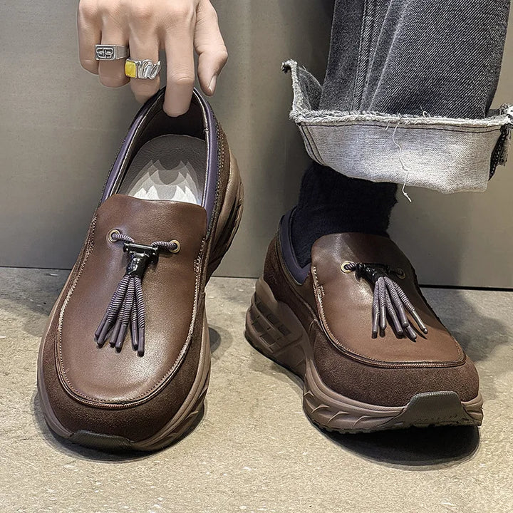 Jakob Leather Tassel Loafers