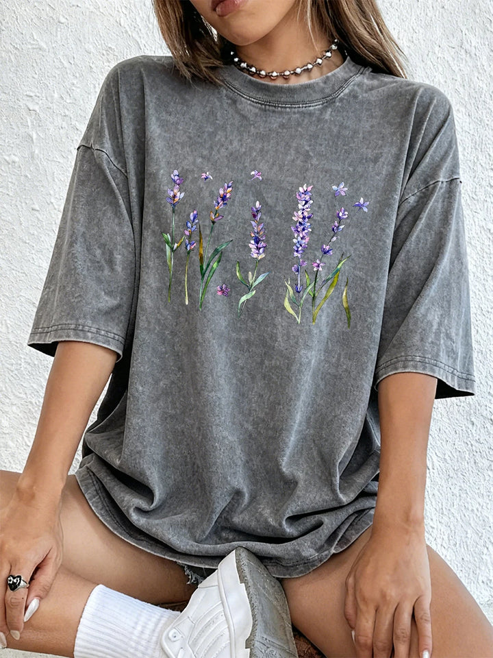Delilah Oversized Floral Tee