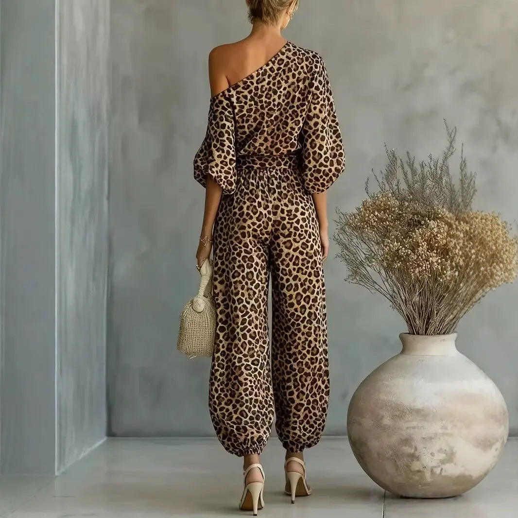Stephanie One Shoulder Trouser Set