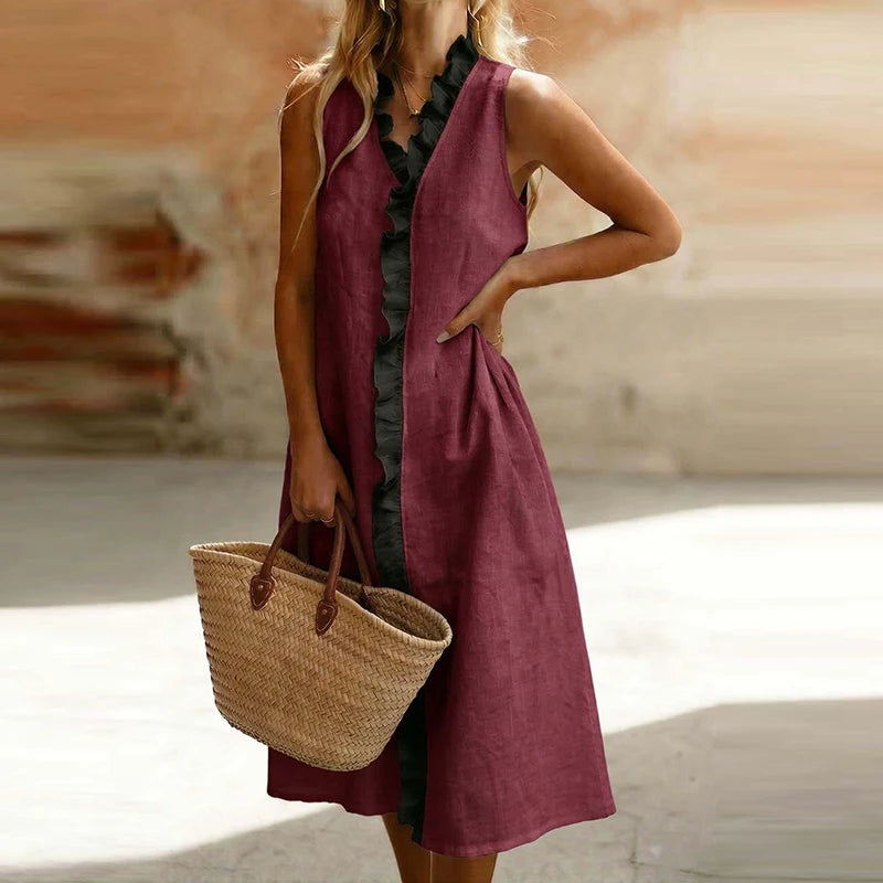 Priscilla Sleeveless Casual Dress