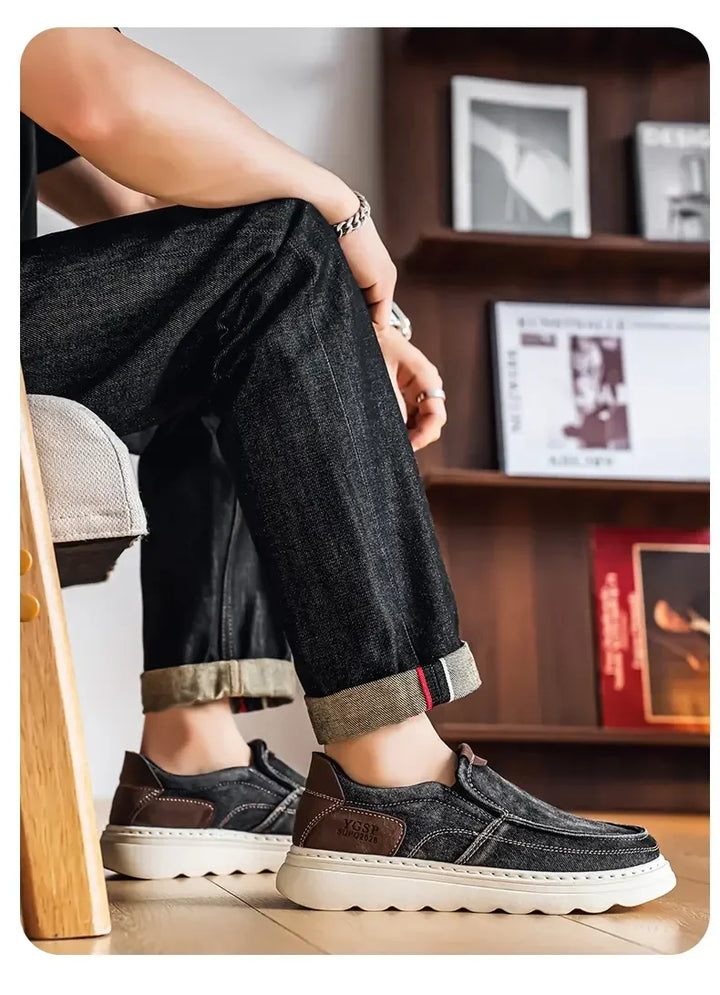 Bert Orthopedic Canvas Slip-On Loafers