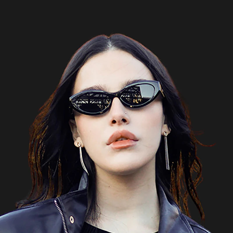 Rebecca Retro Oval Sunglasses