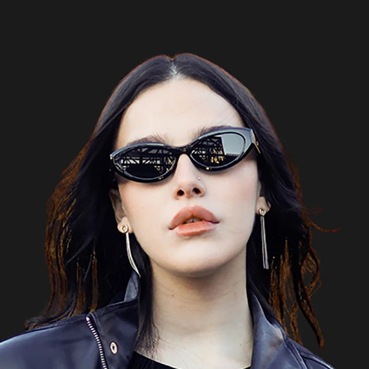Rebecca Retro Oval Sunglasses