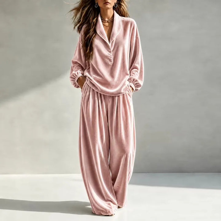 Rosalie Velvet Wide Leg Set