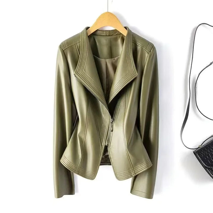Elowen Sheepskin Moto Jacket