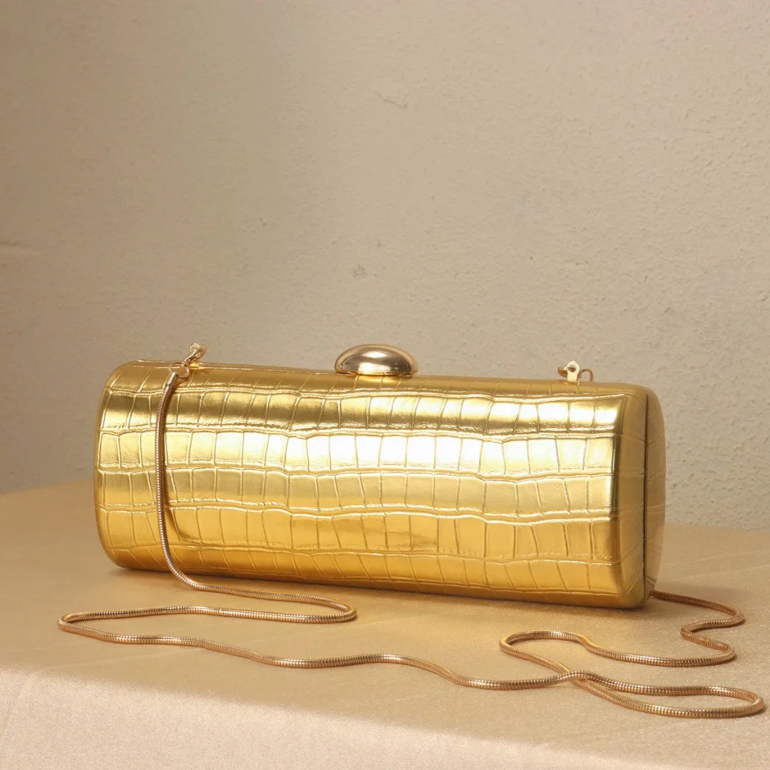 Camille Glossy Evening Party Clutch