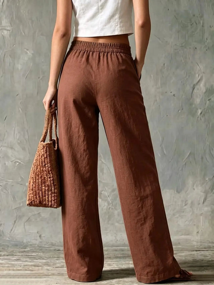 Phoebe Cotton Linen Trouser