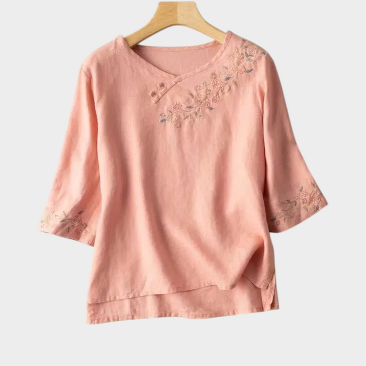 Seren Floral Embroidered Blouse