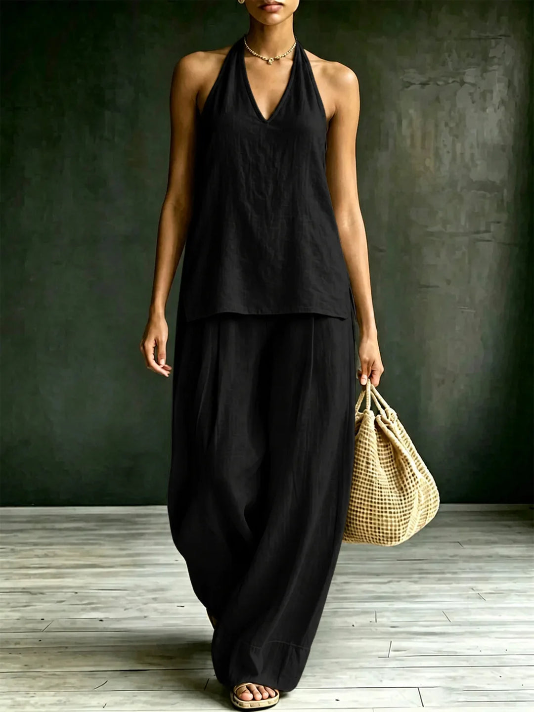 Cassidy Relaxed Wide Leg Jumpsuit