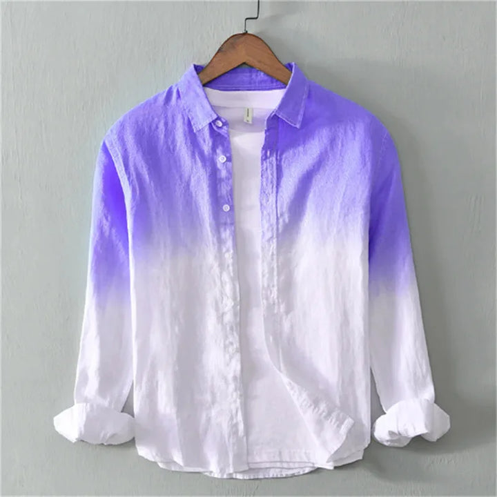Evan Ombre Button Front Shirt