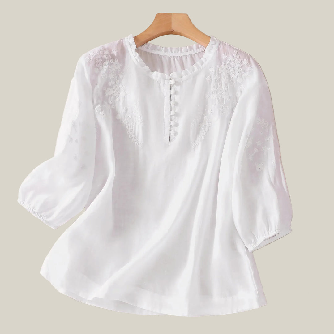 Whitney Floral Embroidered Blouse