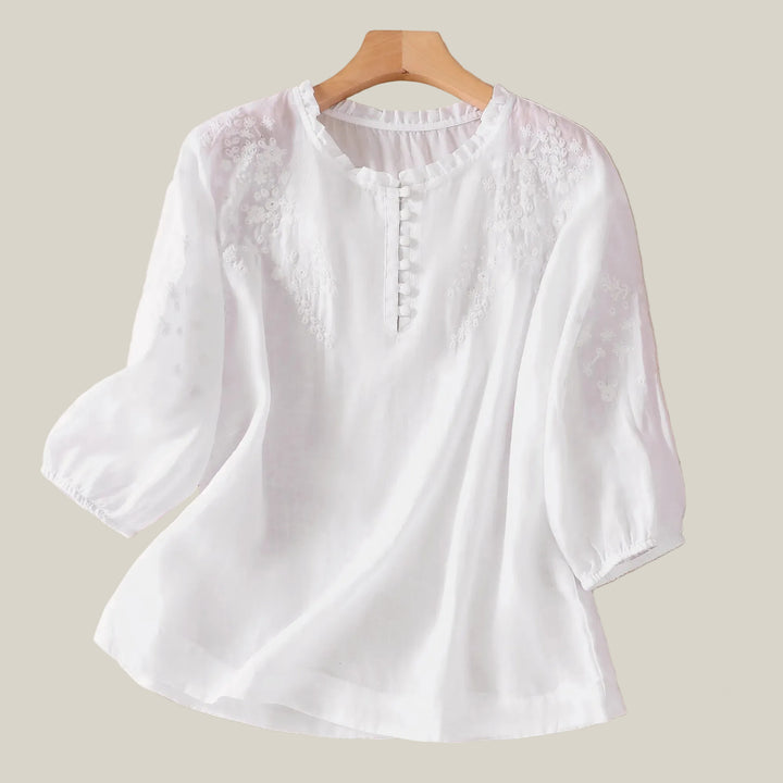 Whitney Floral Embroidered Blouse