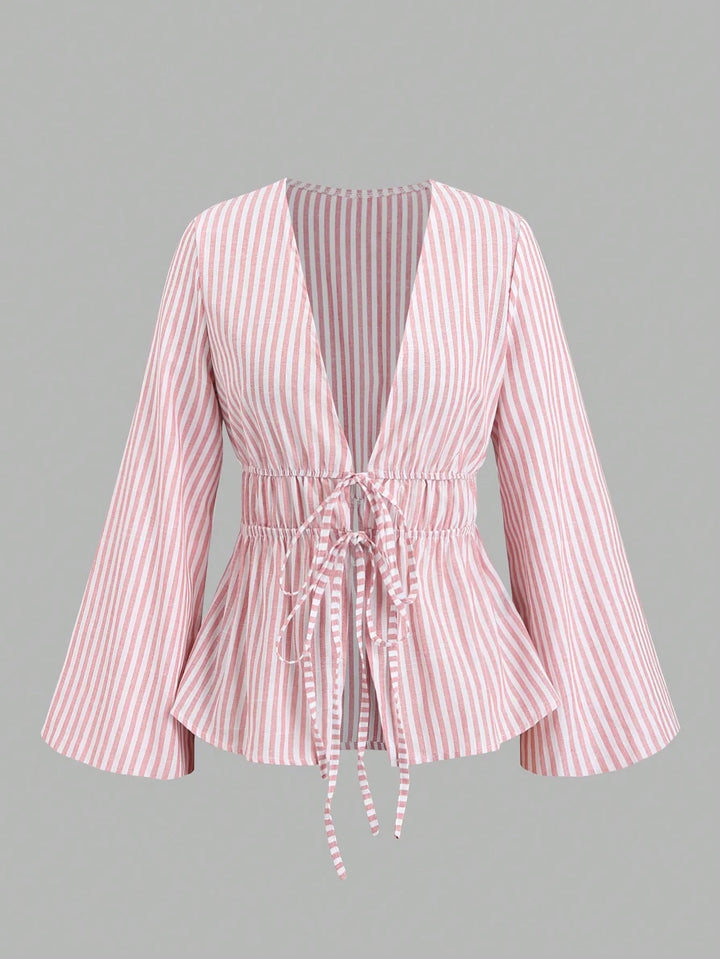Adriana Tie Front Blouse
