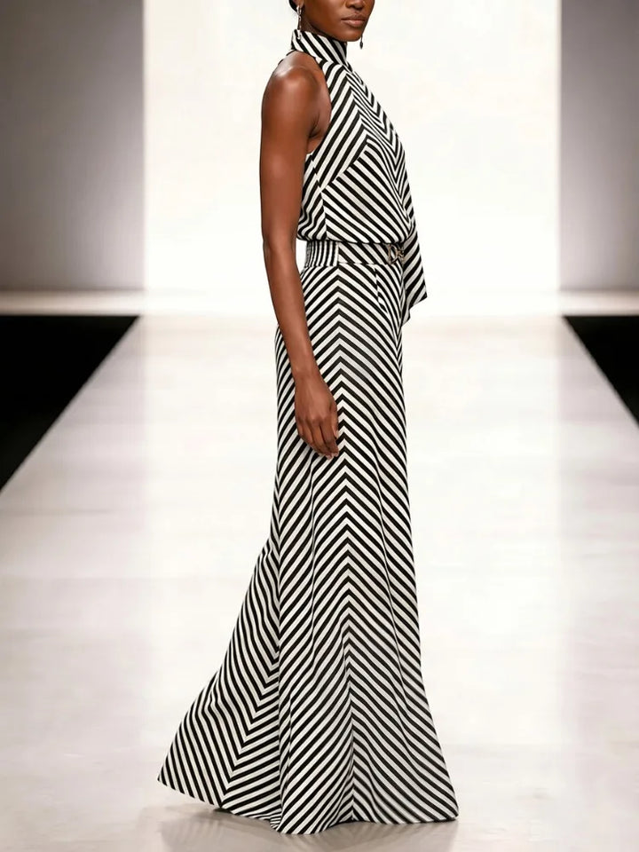 Genesis Striped Halter Trouser Set