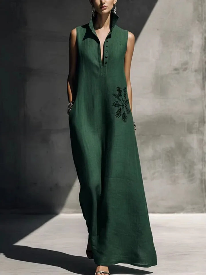 Celestine Embroidered Maxi Dress