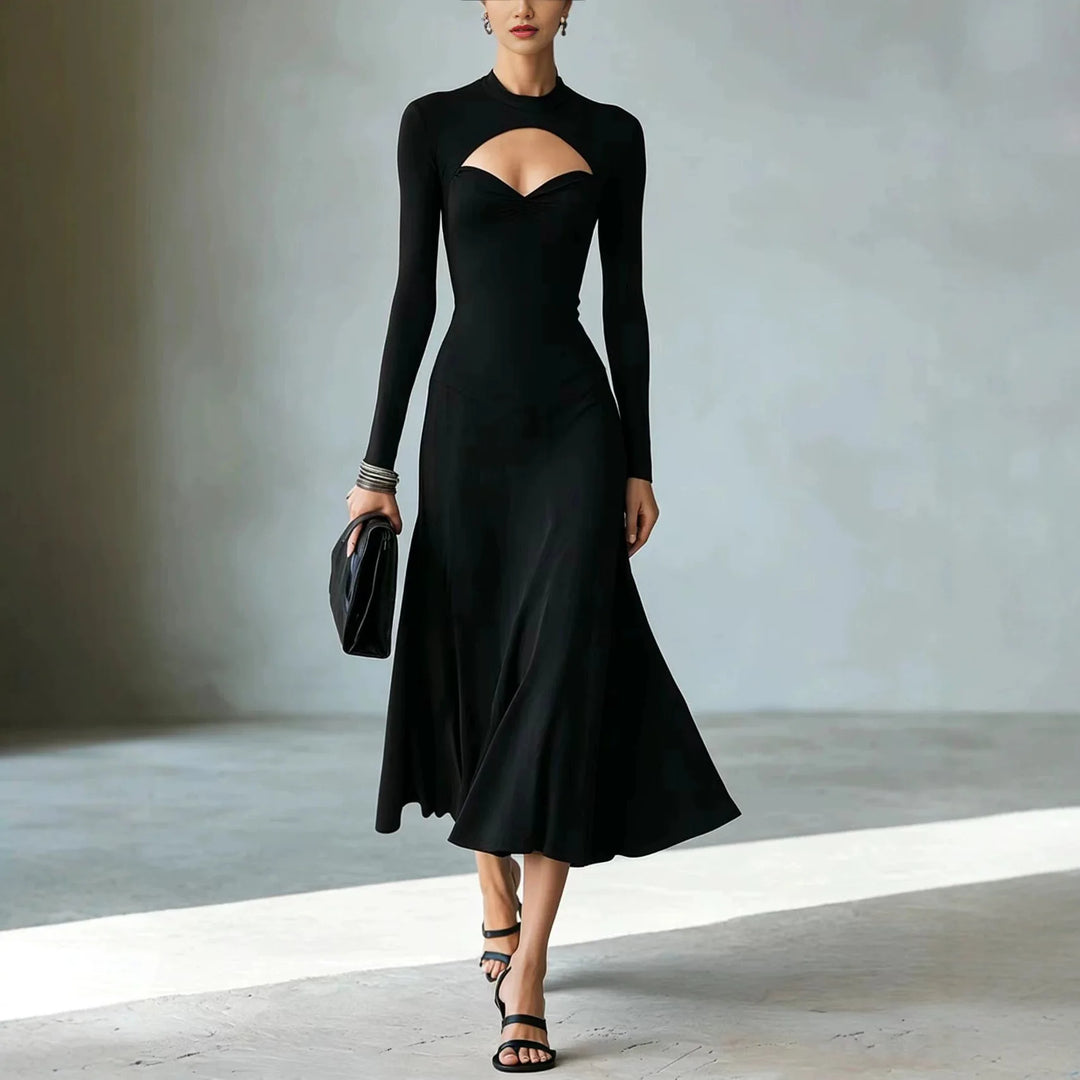 Lydia Cutout Front Midi Dress