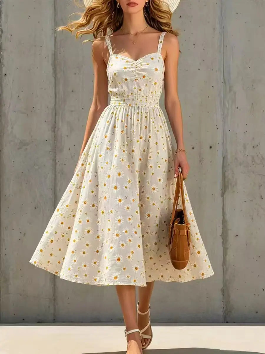 Michaela Floral Midi Dress