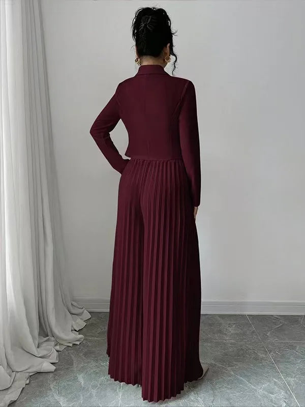 Marlena Pleated Wide Leg Set
