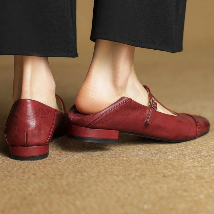 Vivienne Genuine Leather Flats
