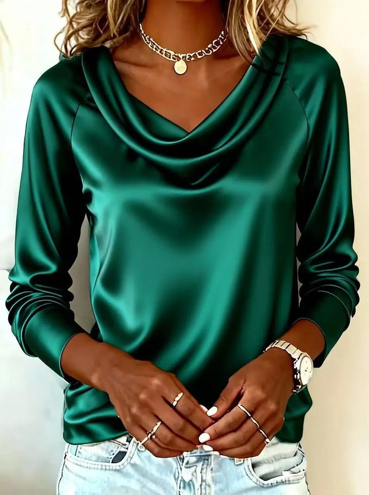 Aveera Cowl Neck Blouse