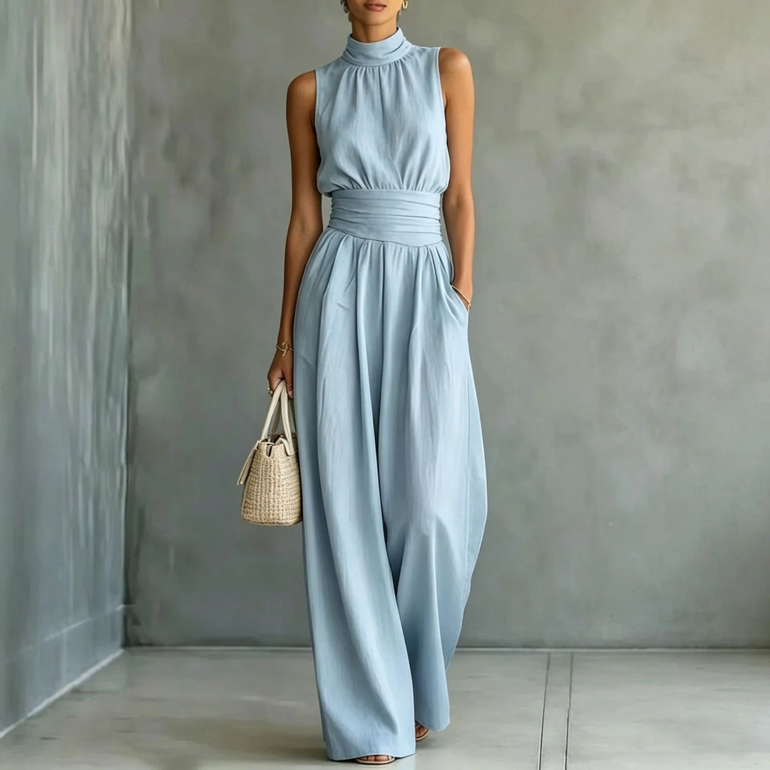 Angeline Sleeveless Wide Leg Jumpsuit