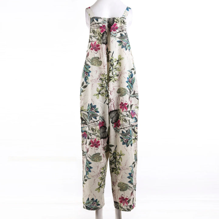Caroline Floral Pocket Jumpsuit
