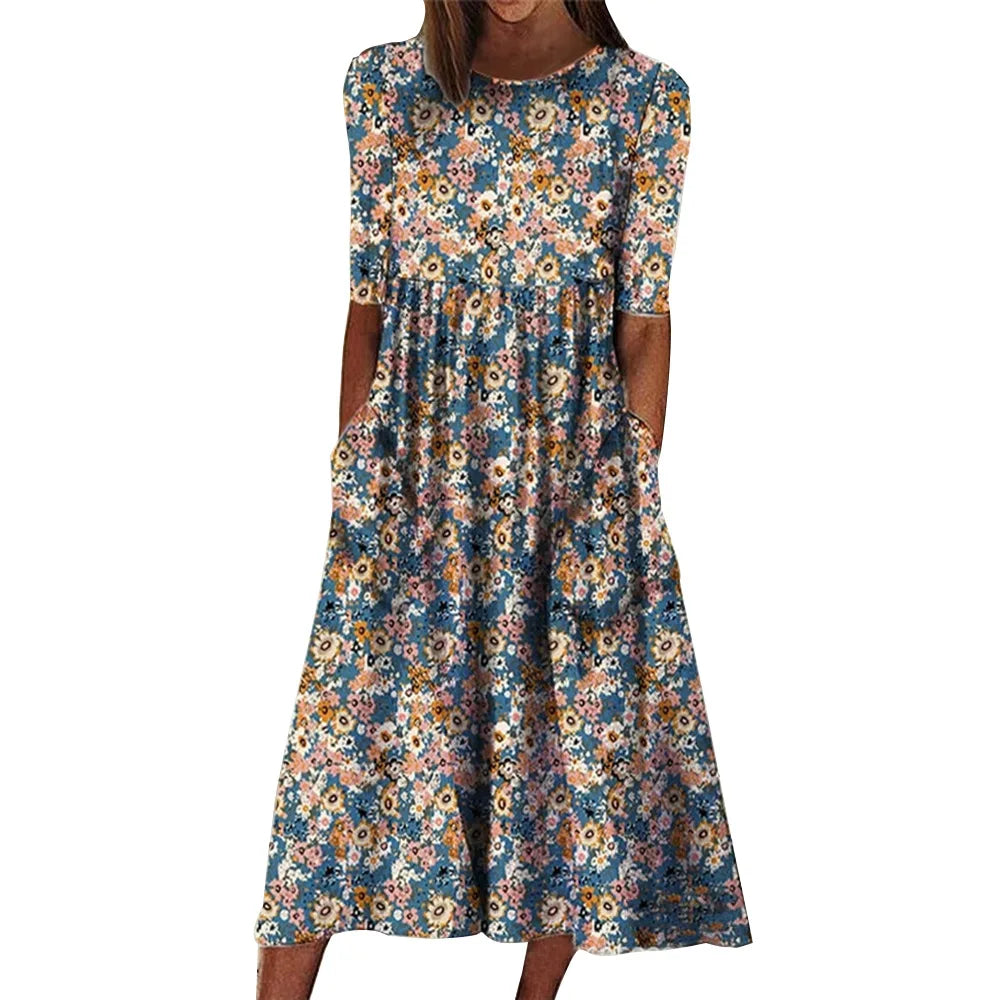 Chelsea Vintage Bloom Midi Dress