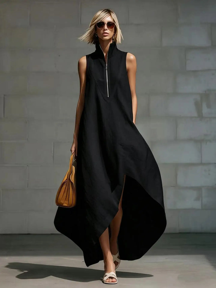Marlowe Sleeveless Relaxed Linen Maxi Dress