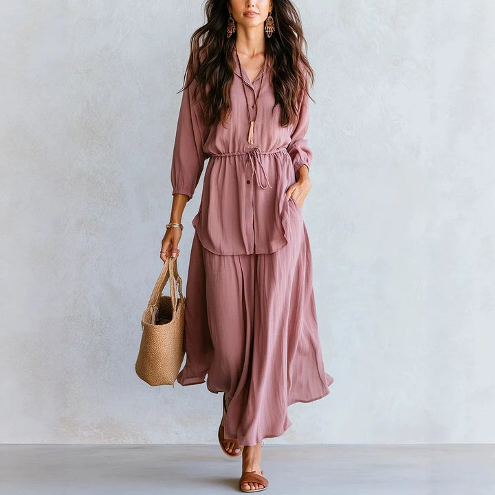 Amelie Relaxed Comfort Skirt Set