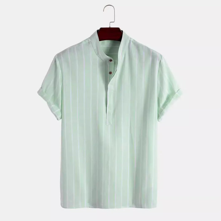 Jackson Relaxed Striped Linen Top