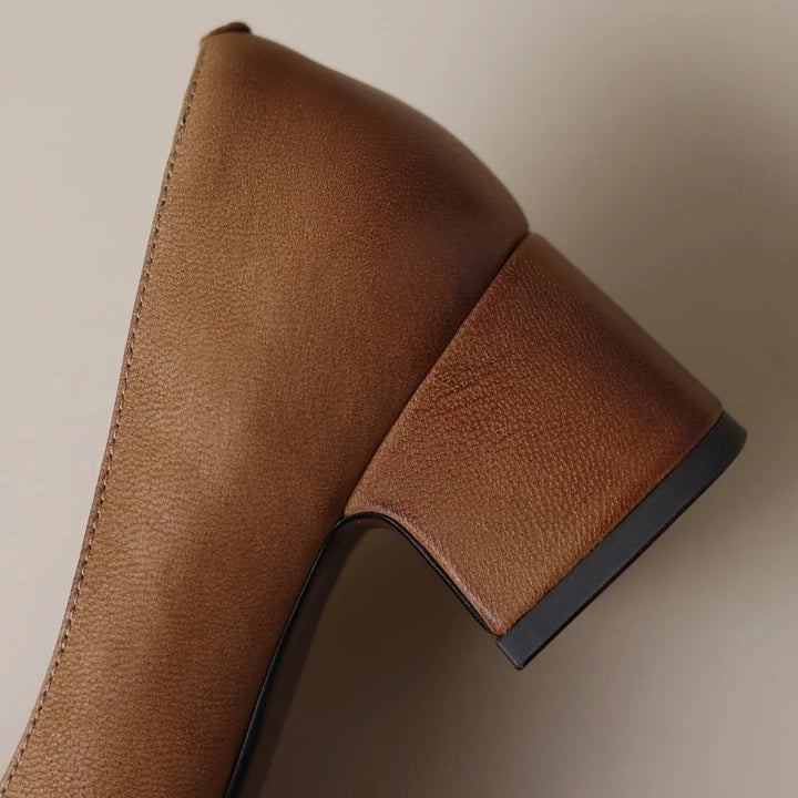 Lydia Block Heel Pumps