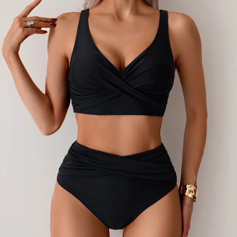 Ainsley High Waisted Bikini Set