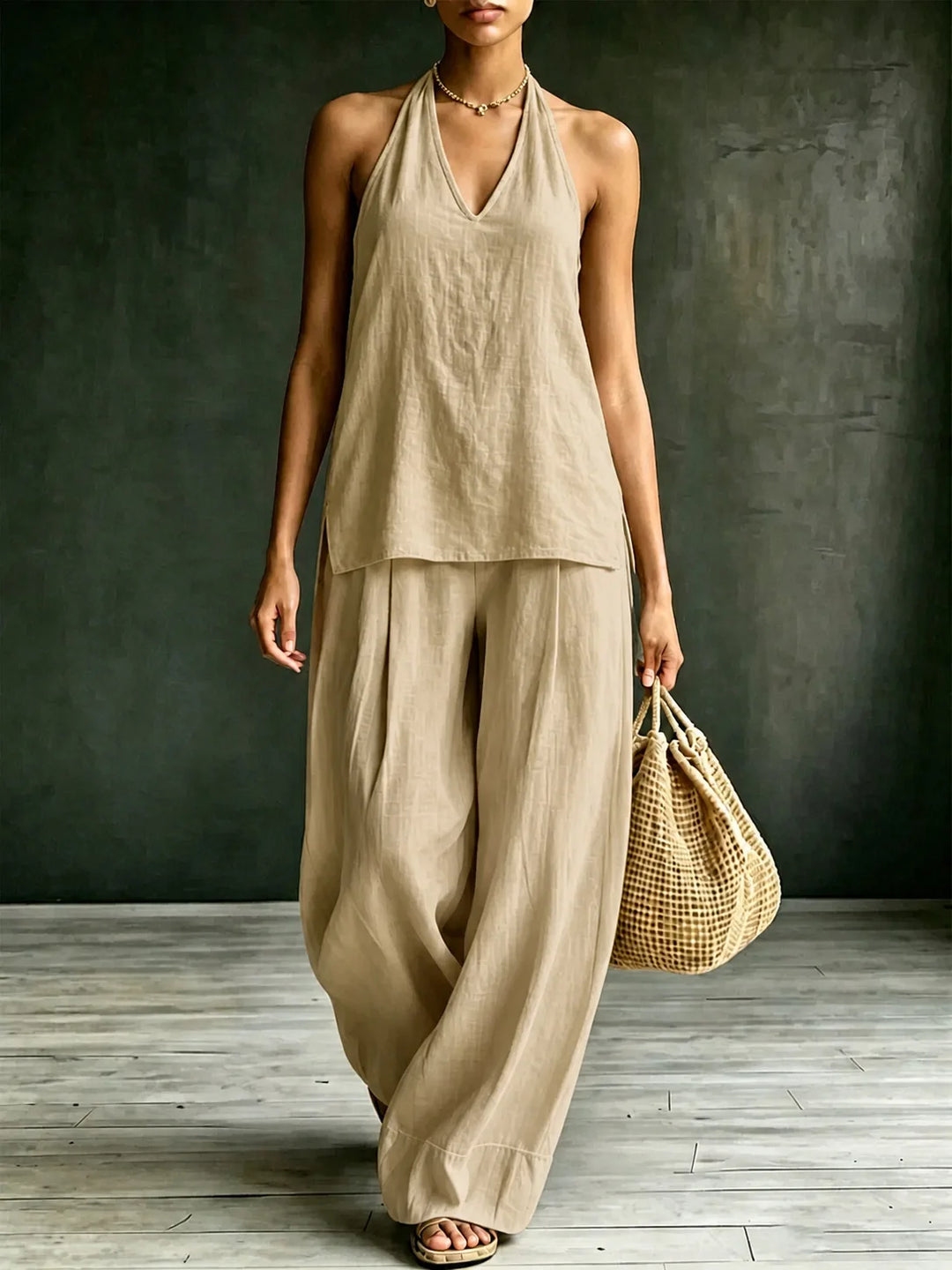 Cassidy Relaxed Wide Leg Jumpsuit