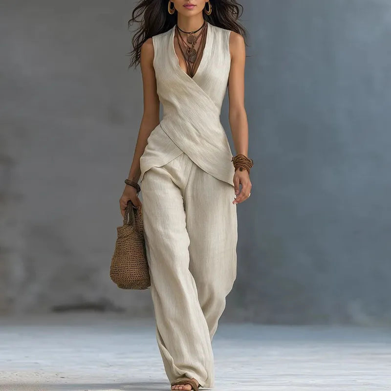 Jaylene Tailored Wide Leg Set