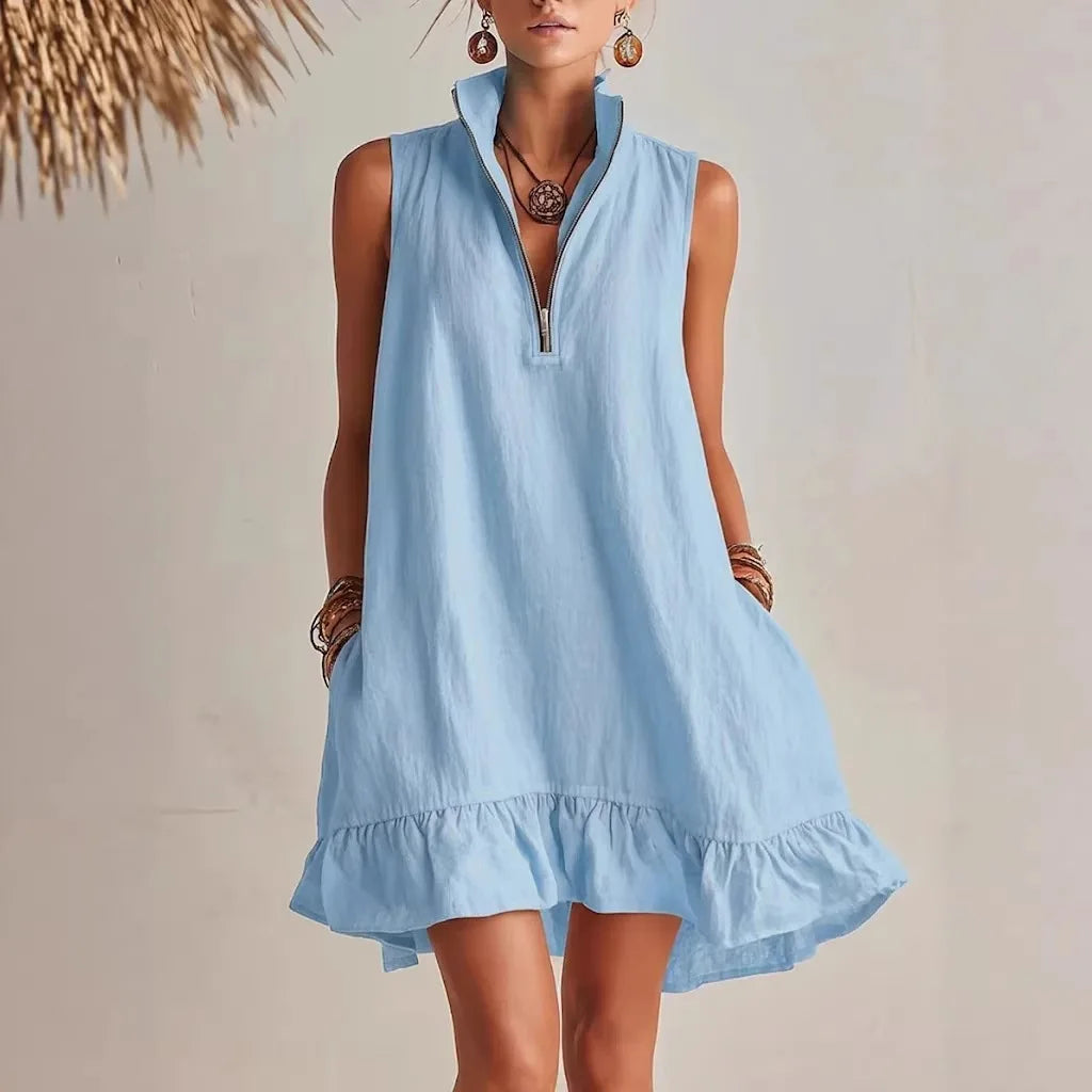 Kendall Ruffle Hem Mini Dress