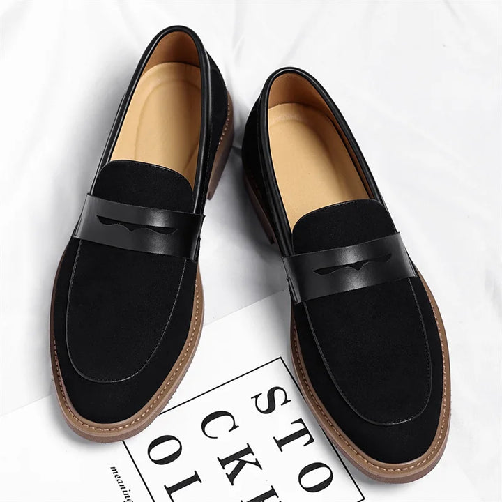 Joshua Suede Slip-On Loafers